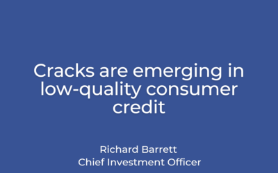 Cracks are emerging in low-quality consumer credit